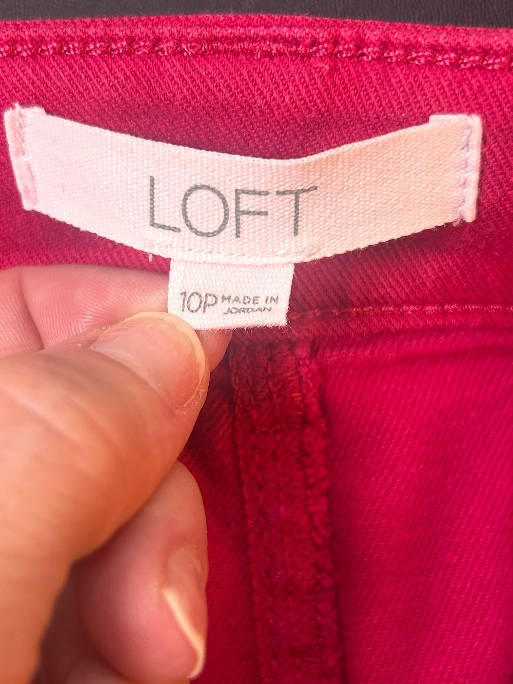 LOFT The Palmer Wide Leg Pants 10P
Petite Pink Red - Picture 12 of 15
